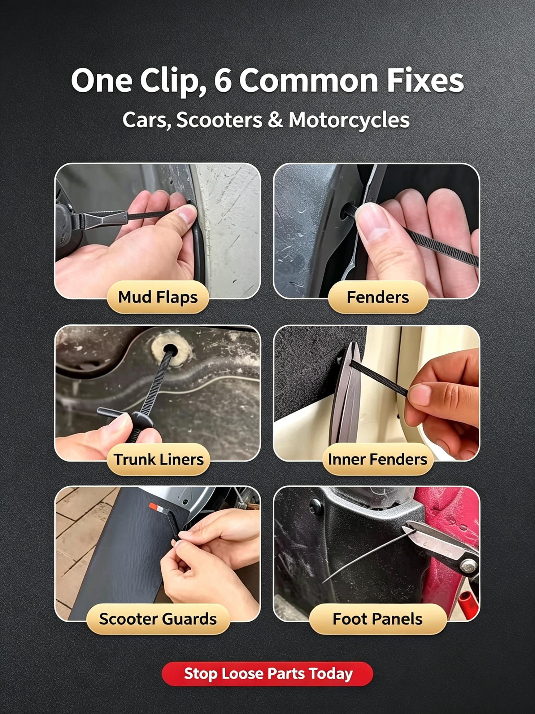 Automotive repair tie applications