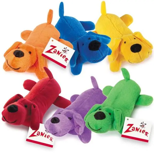 Zaines Lil Yelper Dog & Cat Plush Toy, Neon Bright Orange Plushies, Squeak Play Feature, Cute Fun Pet Accessory