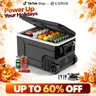 Kismile Large Size 12V Portable Refrigerator Beverage Cooler-42/53/68QT, Dual-Voltage 12V/24V DC, 2 Power Supplies, Switchable Dual Mode, Intuitive Display, -4°F to 68°F Freezer, Adjustable Wheels Handle for Car Camping, 4°F‑68°F Set Temp,techvibes