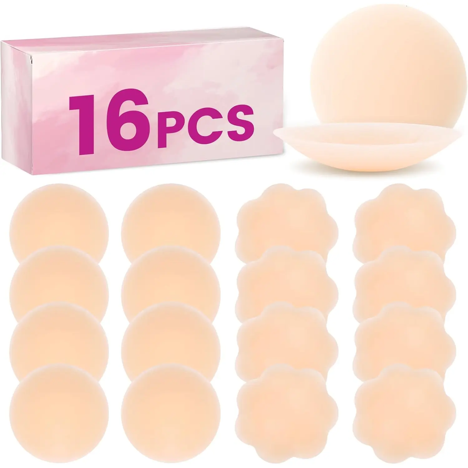 Nipple Covers for Women, Reusable Nipple Coverings, Nipple Pasties, Boob Pasties