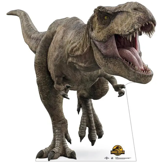 Jurassic World 3 Dominion Cardboard T-Rex Cutout - 59" x 55" Animals/Dinosaurs Home Supplies, Wall Decor