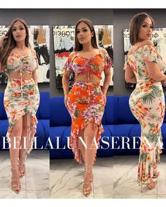 Imelda 2 pc set flower print