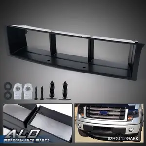 Fit For 2009-2014 Ford F-150 Front Bumper Lower Grille Insert Trim Panel Black