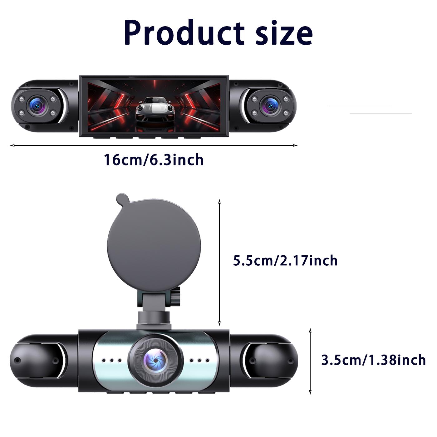 4 Channel Car Dash Cam,1080P Car DVR with 64GB Memory Card,Car Video Surveillance with Night Vision,24/7Parking Mode Car DVR Hd Screen Front Rear Left And Right dashcam 4 Channel Car Dash Cam,1080P Car DVR with 64GB Memory Card,Car Video Surveillance with Night Vision,24/7Parking Mode Car DVR Hd Screen Front Rear Left And Right dashcam