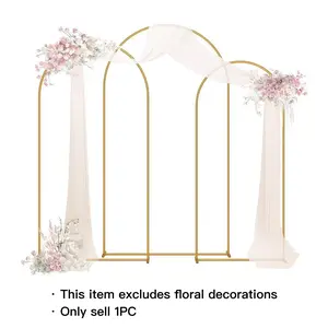 Metal Arch Background Stand Set, Wedding Arch Frame, Wedding Arched Backdrop, Birthday Party Decor, Bachelorette Shower, Graduation Ceremony