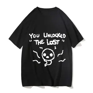 Fashion The Binding of Isaac Print T-shirt Man/Woaen Casual Summer Cotton Short Sleeve Cartoon Casual Oversized Unisex Clothing