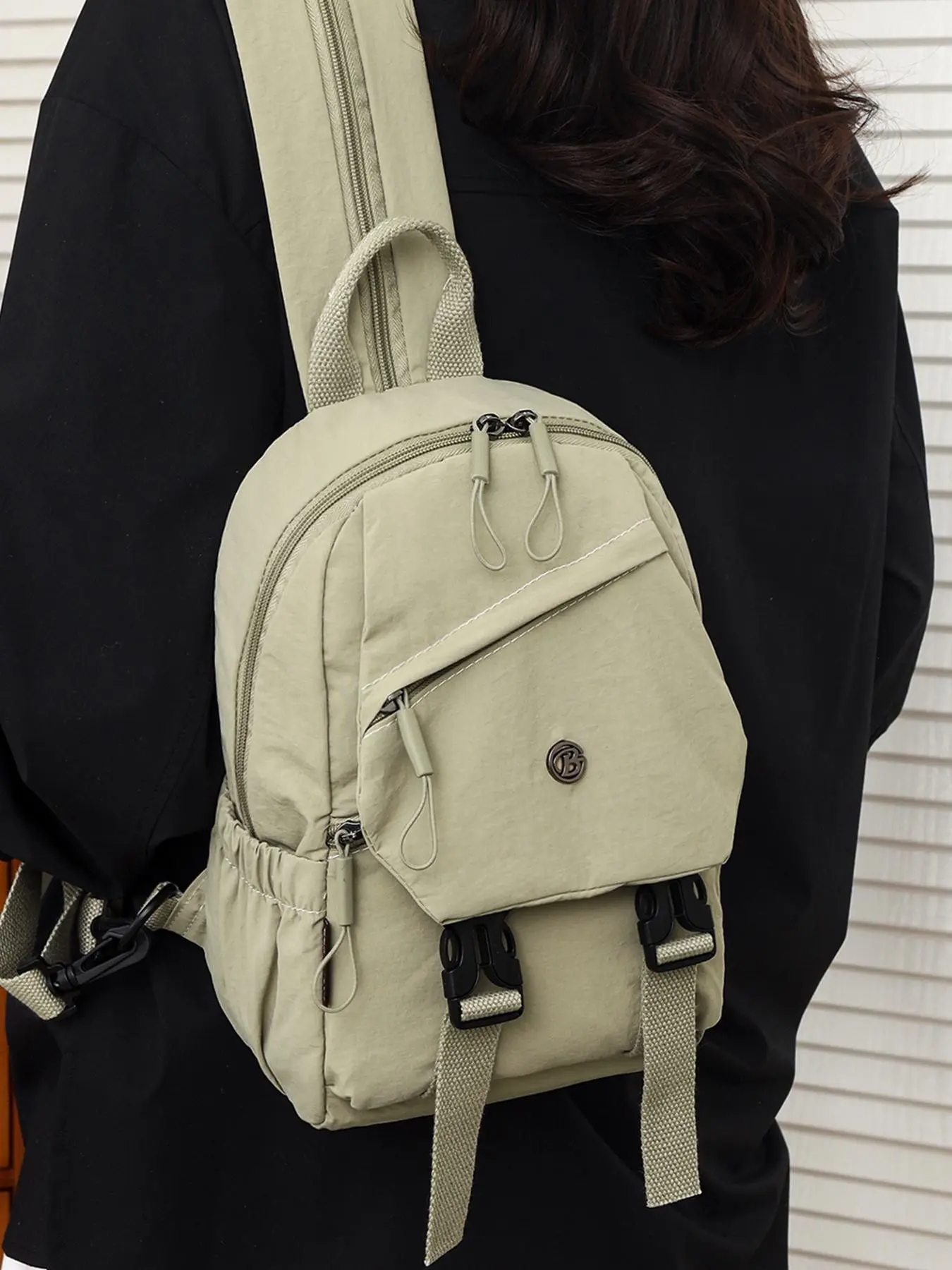 versatile backpack, Casual Daypack Backpacks, casual textured one-shoulder chest bag, student commuting backpack, for commuting, daily matching, Lightweight Casual Daypack, Travel Backpack, Lightweight Sling Backpack