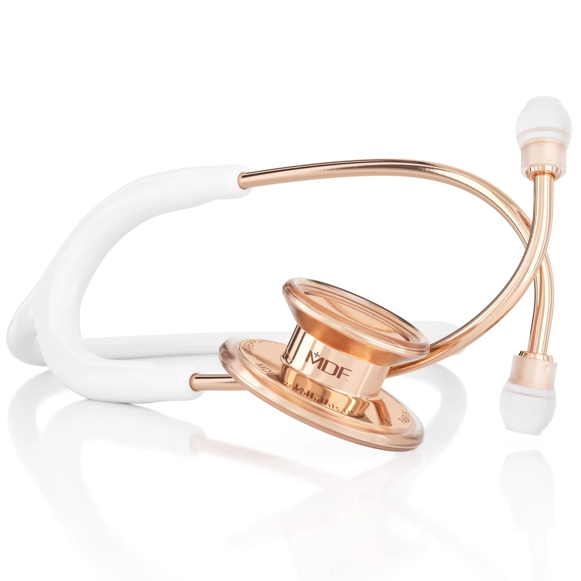 MD One® Adult Stethoscope - White/Rose Gold MD One® Adult Stethoscope - White/Rose Gold