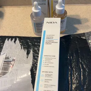 NIDA Youthful Formula Ultimate Moisturizing Cream (100mL) / Collagen, Niacinamide, Centella Asiatica, Hyaluronic Acid / Wrinkles, Dark Spots, Skincare Hydrating Daily Moisturizer Moisture Hydrate