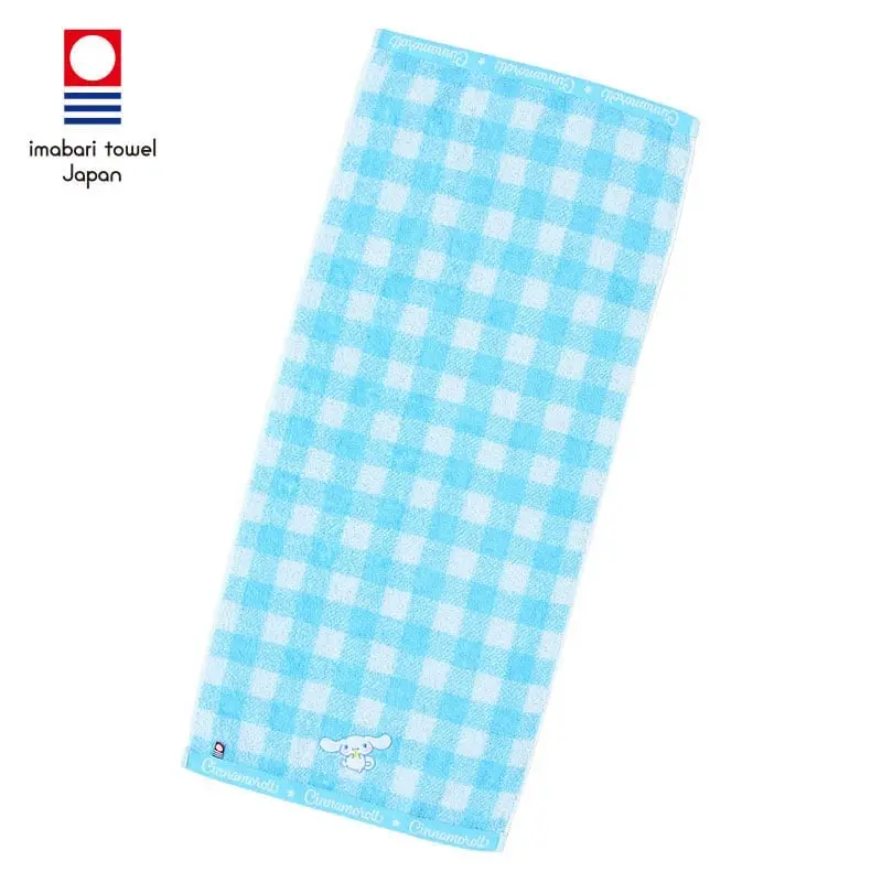 Cinnamoroll Gingham Imabari Hand Towel Cinnamoroll Gingham Imabari Hand Towel