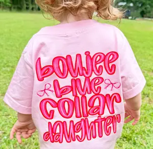 Boujee Blue Collar Daughter Short Sleeve Youth Shirt, Trending Youth Shirt, Southern Hyde Clothing, Casual Cotton Tee, Birthday gift