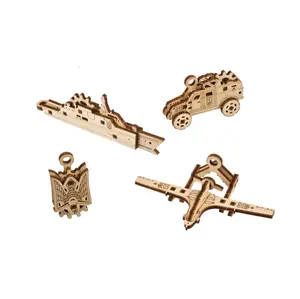 UGears U-Fidgets Invincibility | 3D Wooden Mechanical Puzzles | STEM Building & Engineering Kits