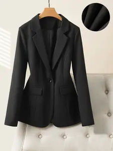 Women's Fashion Blazer Jacket Fitted, Professional Office Wear, Stylish Ladies Suit Coat, Elegant Workwear Outerwear for Women