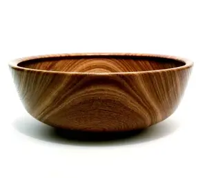 Pagoda Wood Handcrafted Salad Bowl