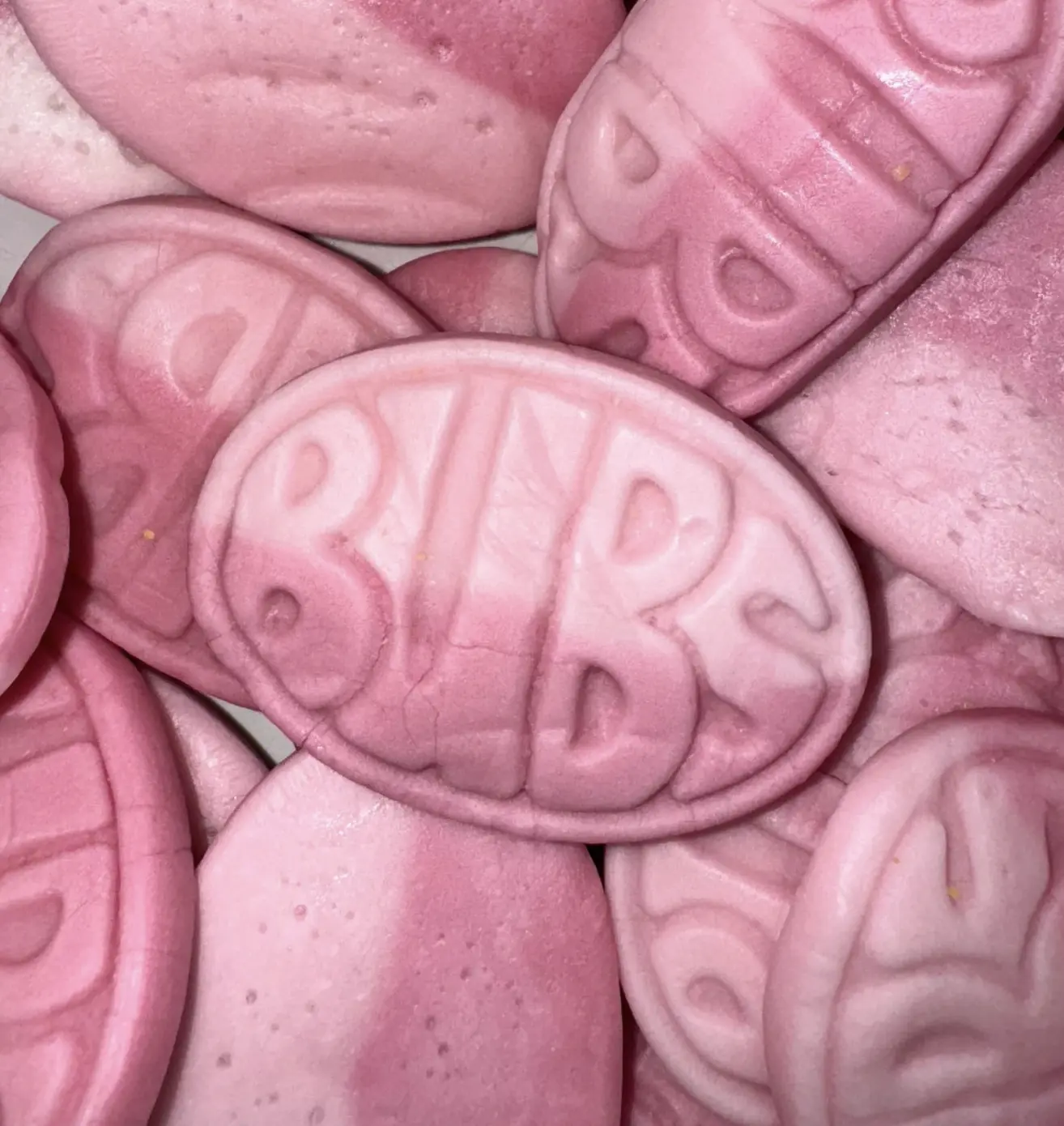 1/4 LB Sweet Pomegranate Strawberry BUBS Swedish Snacks, Pomegranate Candies