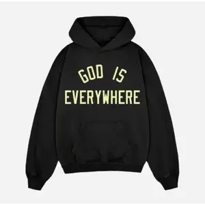 God Is Everywhere Hoodie Sweatshirt No Hood TShirt For Men Women Unisex Style 100% Cotton Pullover Unisex Hoodie Faith-based design perfect for church events prayer groups daily wear or Christian gifts soft and comfortable for men and women