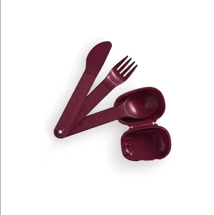 Tupperware plastic BPA Free reusable cutlery