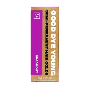 Good Dye Young Space Out Semi-Permanent Hair Dye Neon Purple with Cool Fuschia Undertones 12-16 Washes Vegan & Cruelty-Free