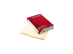 Smead 15385 Guide Height File Folders, 2/5 Cut Right Top Tab, Legal, Manila, 100/Box