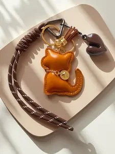 Creative Cat Keychain Bag Charm, Cute Kitty Heart Bag Accessory, Fashion Versatile Pet Lover Gift, Perfect Present for Animal Enthusiasts, Keychain Kawaii
