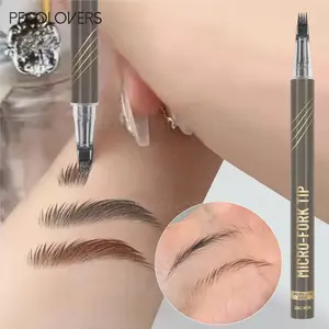 1PC Waterproof Four-Pronged Water-Based Eyebrow Pencil Natural Wild Brow Look Applies Smoothly Perfect Birthday or Holiday Gift