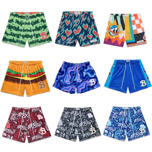 BKTSQD Merch Basketball Mesh Shorts | BucketSquad Basketball Shorts for Men, Women & Youth | Breathable Athletic Gym Shorts | Lightweight Quick Dry Training, Workout, Running, Fitness & Casual Streetwear Shorts