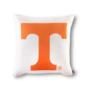 Tennessee Volunteers Power T Logo Pillow Cover - Tennessee Vols College Decor