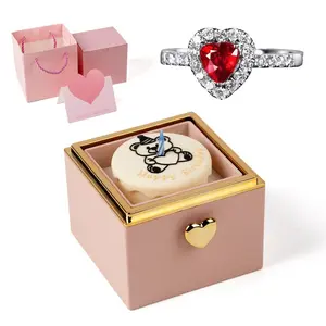 Pink Cake Surprise Wish Box. Ideal as a birthday gift for your girlfriend, bestie, daughter, or mom. Includes a wish box, gift bag, and greeting card. Perfect for birthdays, Christmas presents, Halloween surprises, and proposal surprises.