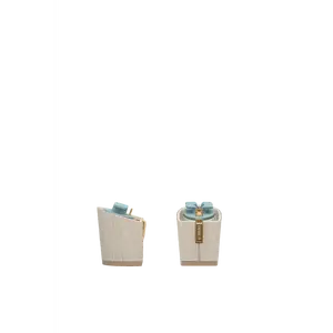 Block Heel Kit 3 Ivory Linen