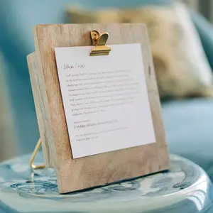 Start Your Day With Jesus: Scripture Cards on Wooden Stand