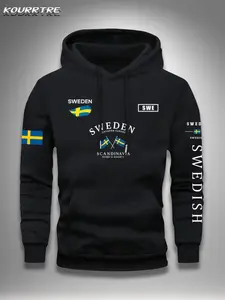 Men's Fall Winter Dark Art Hoodie, Montirex Letter Print, Fashionable and Practical, Casual Daily Wear