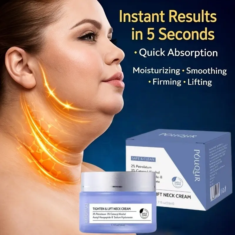 Collagen Bee Venom Firming Chin Neck Cream Cosmetic, Body Care, Rich in Collagen, Niacinamide, Hyaluronic Acid, Smooths and Tightens Skin, Suitable for All Skins, Hydrating