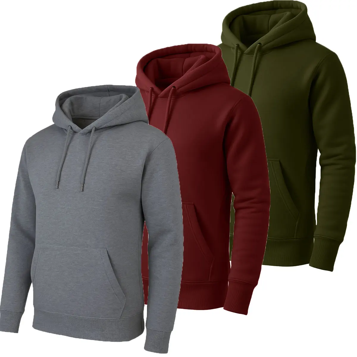 Charcoal-Burgundy-Olive