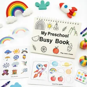 [12 Themes]Learning Book for Kids Number Color Recognition Book,1 Set Learning Educational Book, Educational Suppliesfor Boys & Girls, Birthday Gift,Learning Materials