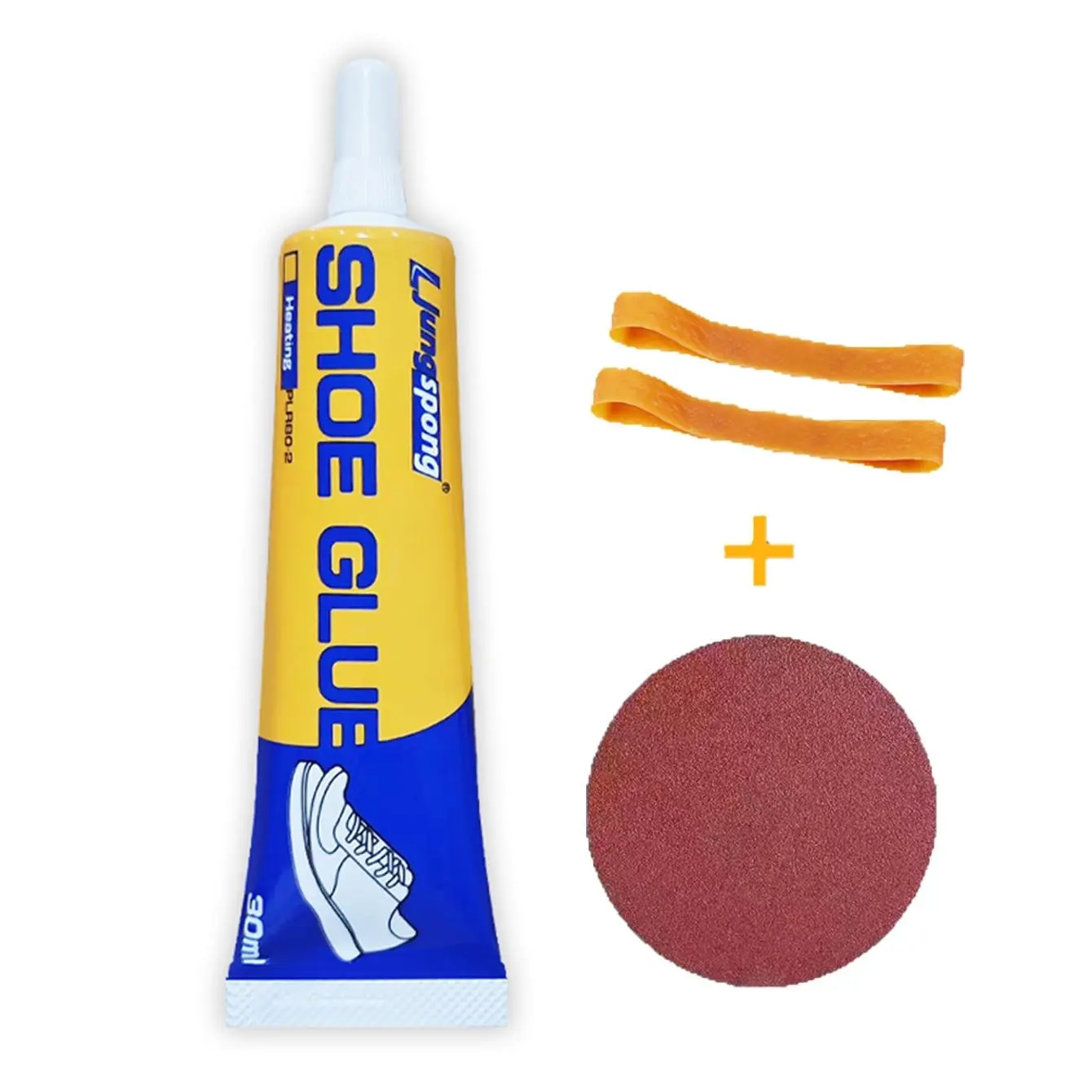 1PC 60ml Professional Strong Quick-Setting Shoe Glue, Easy-to-Use Squeeze Bottle with Firm Durable Bond & Quick-Dry Formula for Athletic Shoes, Sneakers, Leather Boots & Sandals