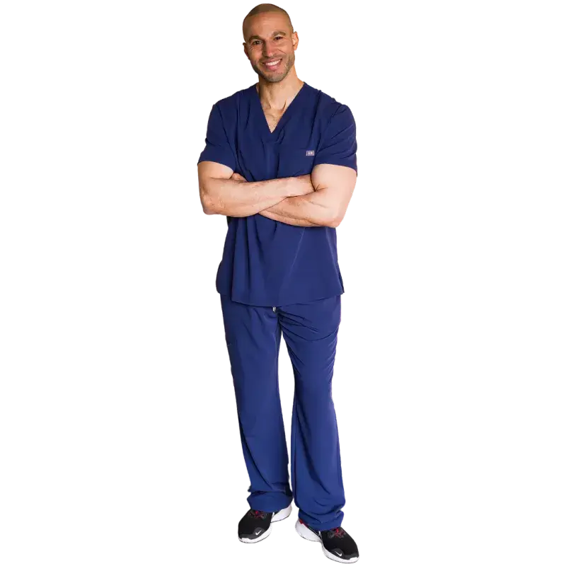 Men's Silver Scrubs® EMF Blocking Scrubs Set