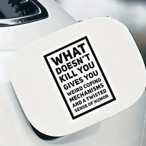 Car Bumper Sticker, Funny Car Decal Sticker, Vinyl Sticker for Car, Truck, Motorcycle, Laptop, Phone, Cup, Luggage, Tool Box