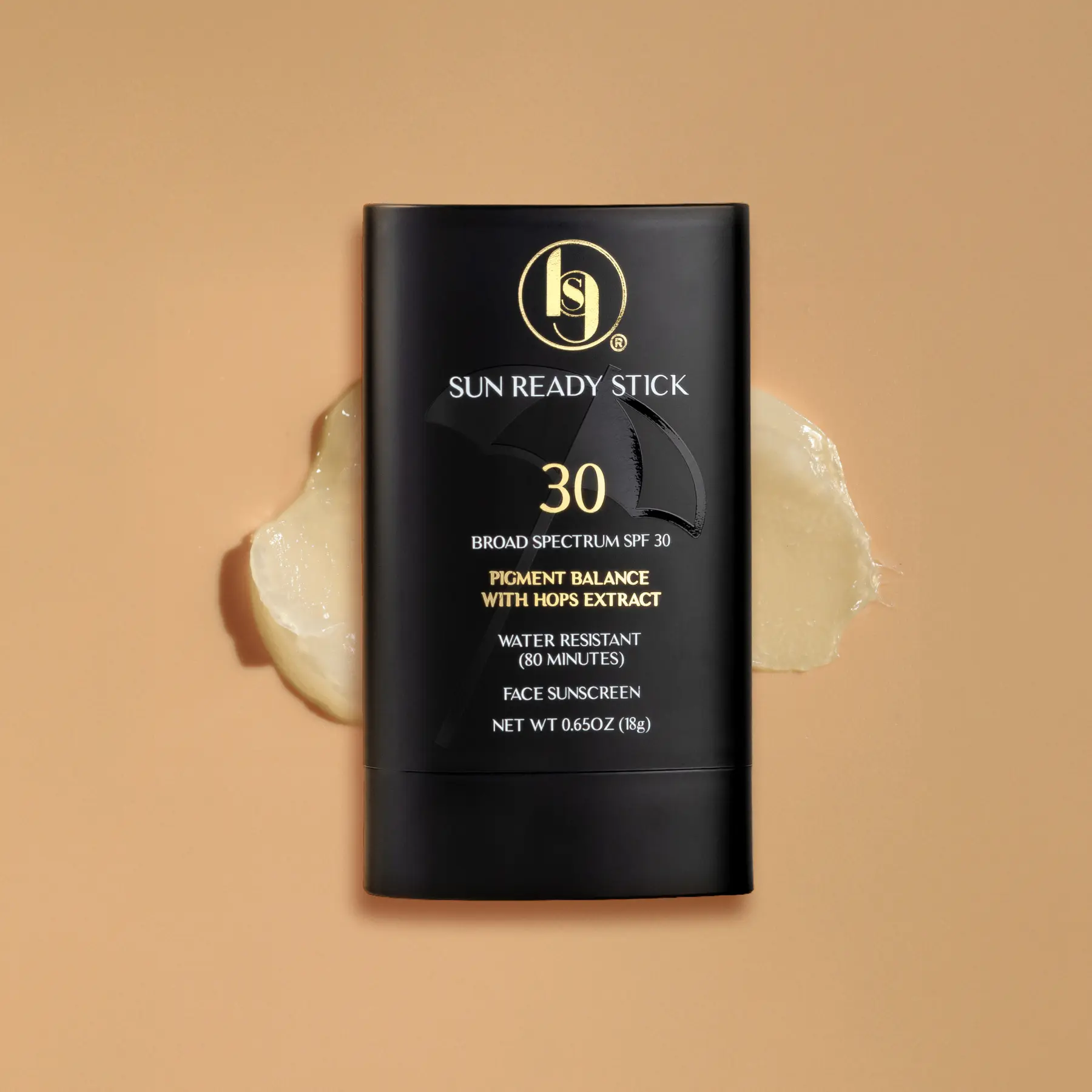 BGS Sun Ready Stick Facial Sunscreen - SPF 30, Hydrating, Nourishing, Vegan, Cruelty-Free, UV Protection, Even Skin Tone, SPF Makeup Compatible, Hops Extract-Infused for Face Glow Routine