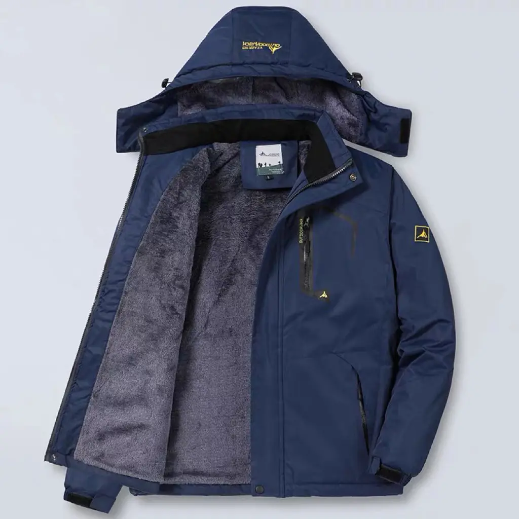 Men's Winter Skiing Jackets Water Resistant Fleece Coats Insulated Thermal Snowboard Jacket Parka