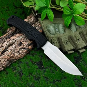 Daily Camping 1001 Jungle Fixed-Blade Knife (with Sheath) 7Cr13Mov Blade, Nylon Fiber Handle, Outdoor Portable Multi-Purpose Tool Survival Tools Tactical Knives Survival Equipment Outdoor Survival Gear