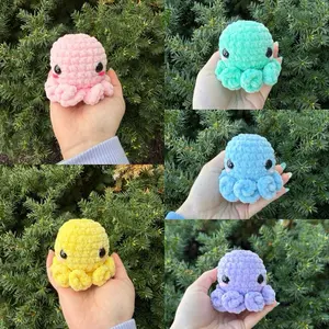 Handmade Crochet Small Octopus(multiple colors)