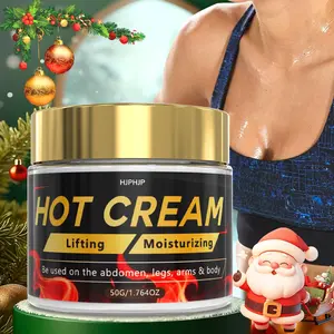 Caffeine Hot Cream, Moisturizing Shaping Cream for Abdominal Firming & Body Sculpting, Non-Greasy Moisturizer for Thighs, Arms & Unisex Use, 50g