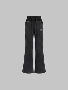 BLACK ELITE FLARE PANTS