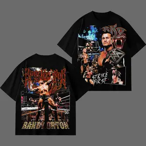 [WWE] Randy Orton RKO Viper Wrestling Graphic T-Shirt, WWE Champion Inspired Streetwear Tee, Apex Predator Vintage Style Shirt, Oversized Cotton Unisex Casual Outfit, Retro Fan Apparel Gift
