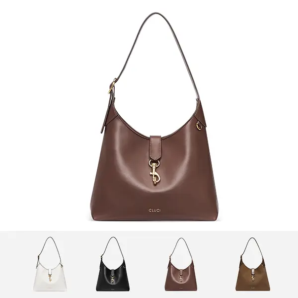 [Gift Collection] CLUCI TikTokShopSummerSale  Brooklyn Hobo  Bags for Women, Soft Vegan Leather Purses with Adjustable Strap, Lightweight Shoulder Bag, Stylish Tote Handbag