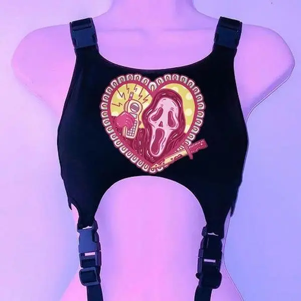 Scream buckled bodysuit