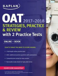 USED-Oat 2017-2018 Strategies, Practice & Review with 2 Practice Tests: Online + Book by Kaplan Test Prep (Paperback)