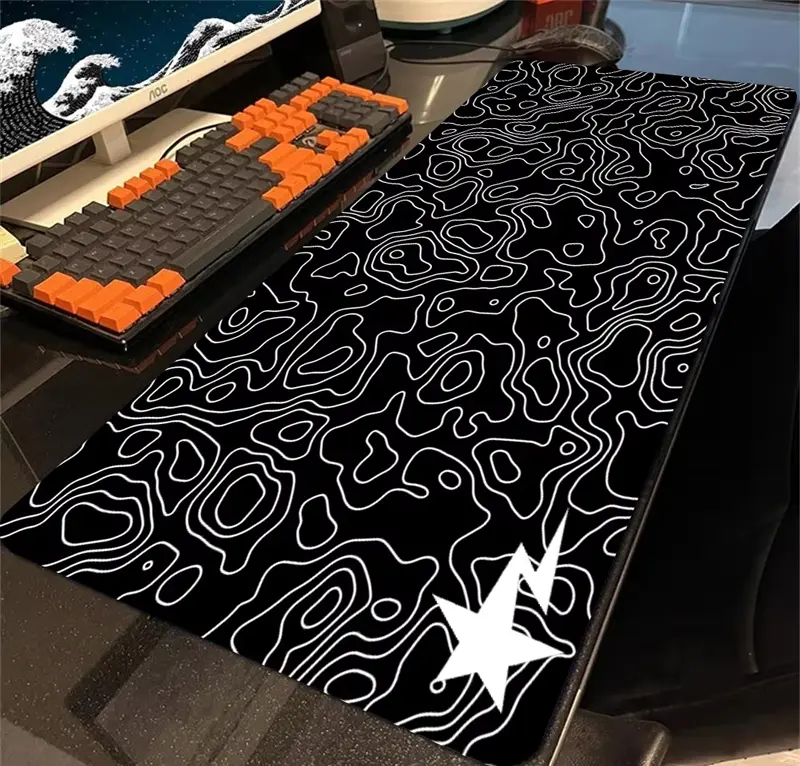 Black Camo Extra Large Hypebeast Desk Mat Keyboard Mouse Pad E-Sports Desk Mat Desk Decor for Gamers Boys' Rooms Gift large mousepad – FASTSHIPPING
