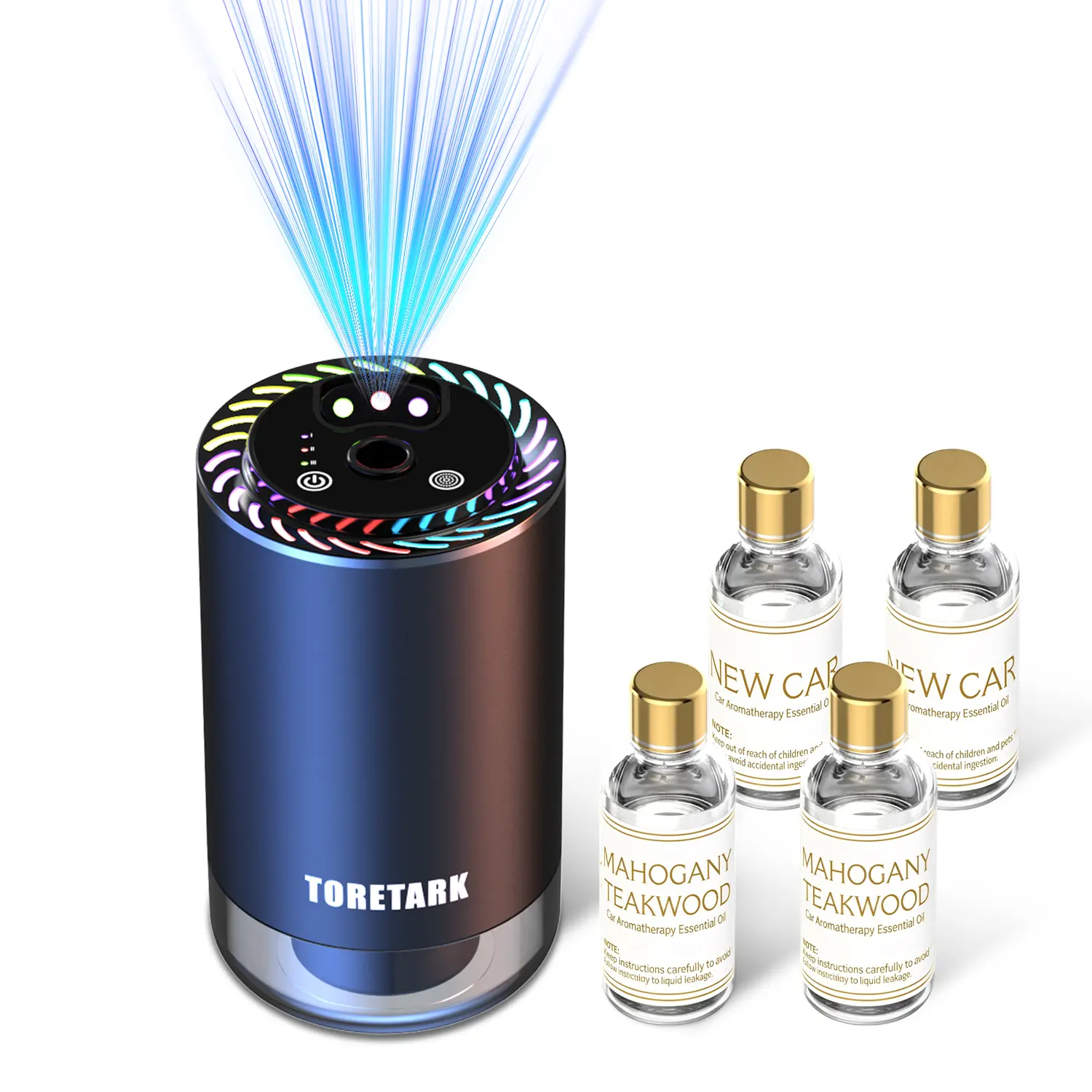 Four bottles of perfume-2*New Car Smell+2*Mahogany Teakwood