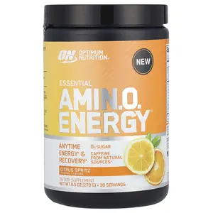 Optimum Nutrition Essential Amin.O. Energy®, Citrus Spritz, 9.5 oz (270 g)